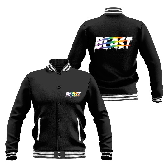 Matching Lesbian Couple Beauty & Beast Part1 Baseball Jackets