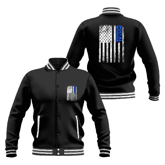 Postal Worker USA Baseball Jackets