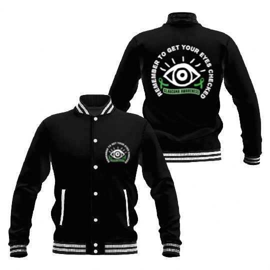 Glaucoma Awareness Survivor Beat Warrior graphic Baseball Jackets