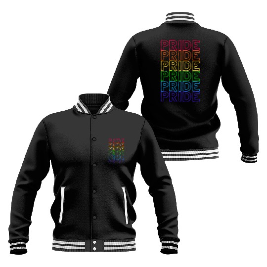 Gay Pride Baseball Jackets