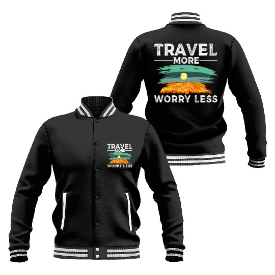 Nature Travel Adventure Traveling Baseball Jackets