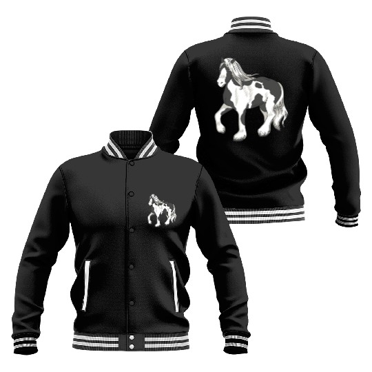 Irish Tinker Horse Baseball Jackets