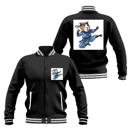 Guinea Pig Ninja Baseball Jackets