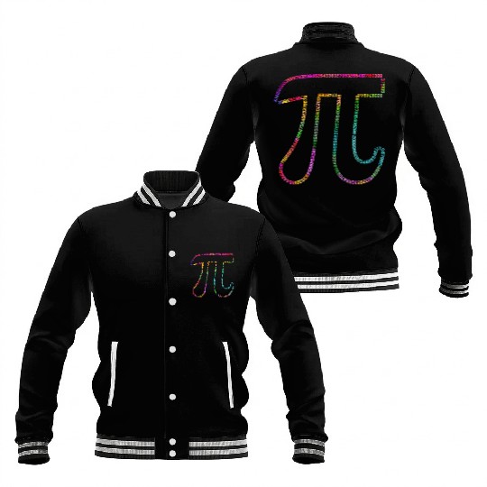 Pi Irrational Number Mathematics Physics 3.14 Baseball Jackets