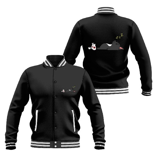 French Bulldog Sake Drunk Baseball Jackets