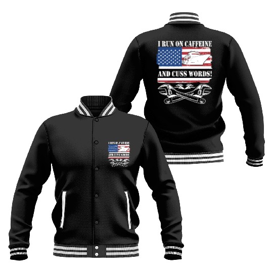 Ship Mechanic Baseball Jackets
