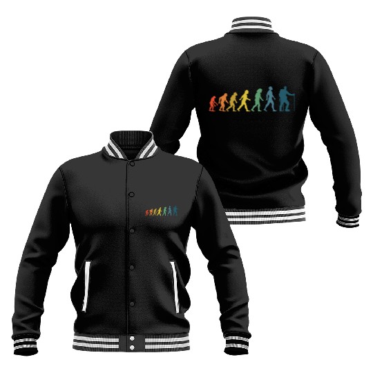 Hiking Evolution Mountains Mountaineering Climbing Baseball Jackets