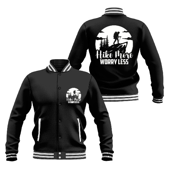 Mountaineering Hiking Hiking Vacation Hiker Baseball Jackets