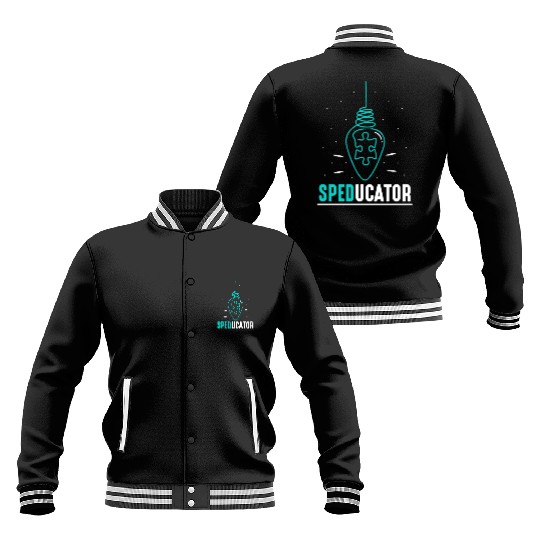 Speducator Special Education Cute Sped Teacher Baseball Jackets