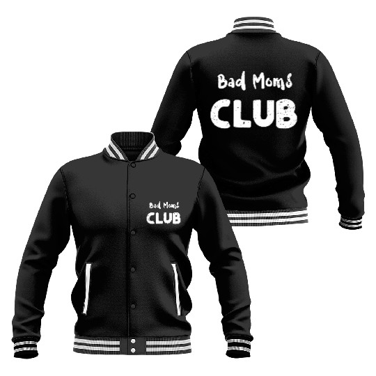 Bad Moms Club - Cheetah Baseball Jackets