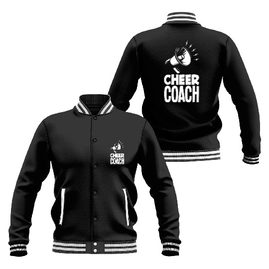 Cheer Coach Cheerleading Coach Cheerleader Coach Baseball Jackets