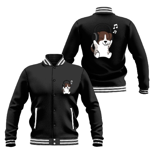 Music Lover German Shorthaired Pointer Baseball Jackets