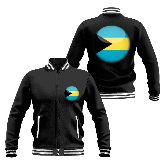 Bahamas Flag Baseball Jackets