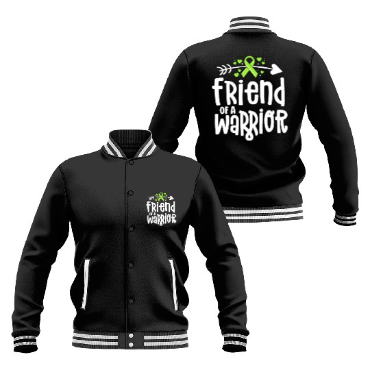 Friend Of A Warrior Lime Green Ribbon Lyme Baseball Jackets