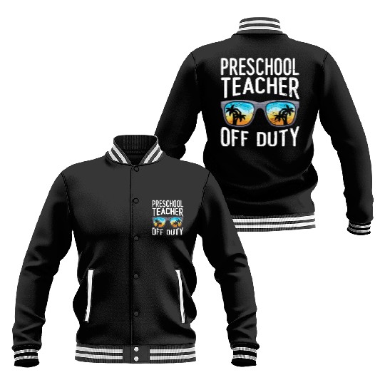Preschool kindergarten educator off duty teacher Baseball Jackets