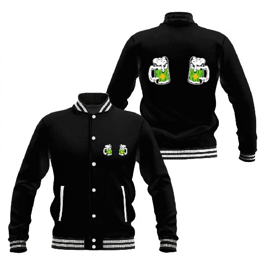 Irish beer Ireland St. Patrick's Day Baseball Jackets