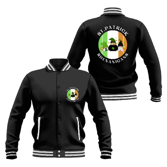 ST PATRICK shenanigans funny St. patty's Baseball Jackets