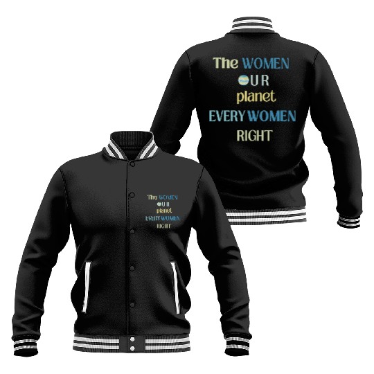 Embrace Equity Happy Women's Day Baseball Jackets