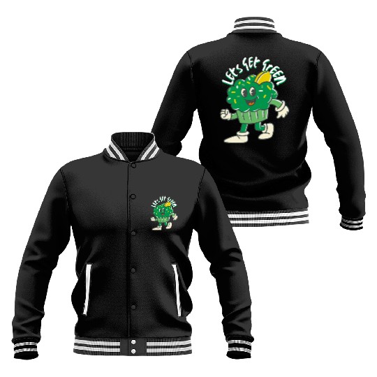 Eco-Friendly and Stylish: Let's Get Green Baseball Jackets