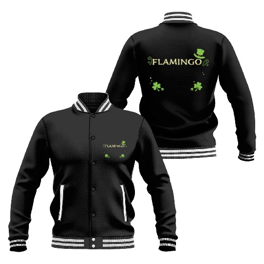 Flamingo - St. Patrick's Day Baseball Jackets