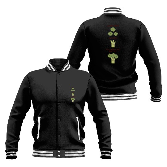 Broccoli Vegatable Baseball Jackets