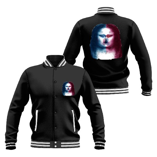 Monalisa Concept Leonardo Da Vinci Baseball Jackets