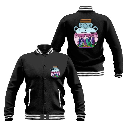Ornate Crystal Jar Baseball Jackets