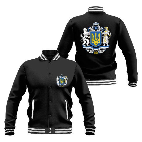 Ukrainian Symbols Ukraine Baseball Jackets