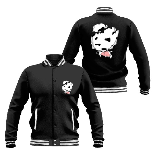 Funny Halloween Cool Funny Halloween For Cow Lover Baseball Jackets