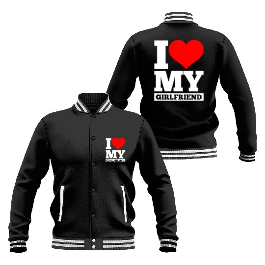 Valentines Day Girlfriend girl Baseball Jackets