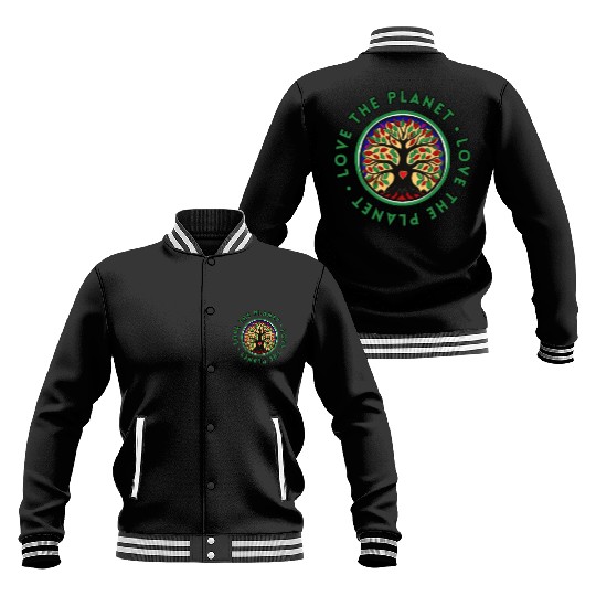 Tree: detailed, relaxing, & positive Baseball Jackets