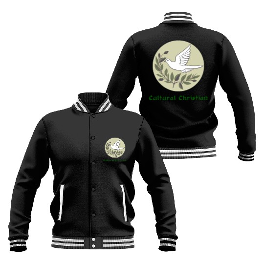 Cultural Christian Dove Of Peace Baseball Jackets