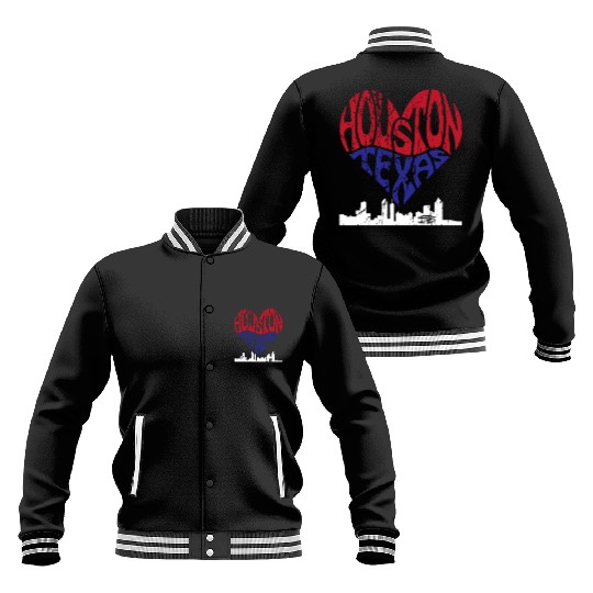 Houston Texas Pride Embrace the Spirit Baseball Jackets