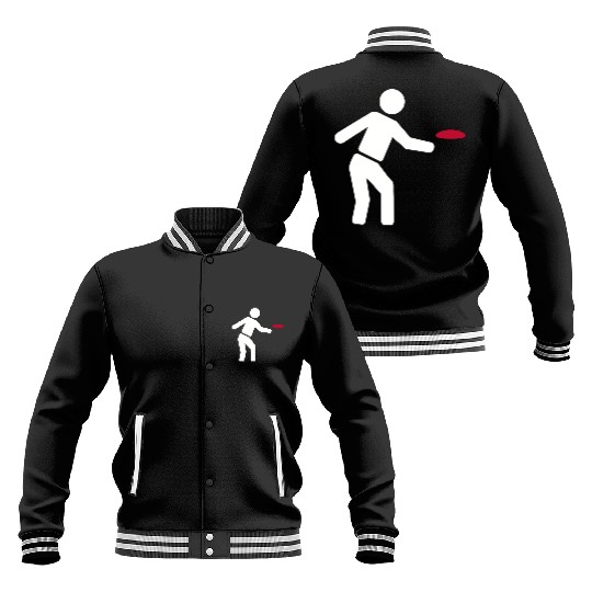 Disc golf icon Baseball Jackets
