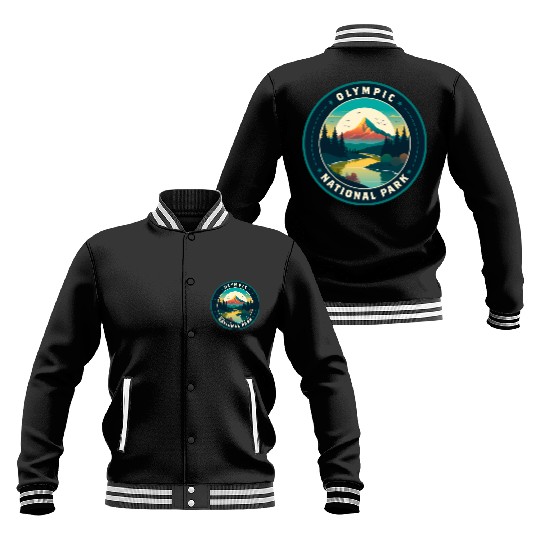 Olympic National Park Baseball Jackets