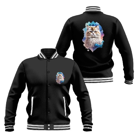 Persian Cat Baseball Jackets