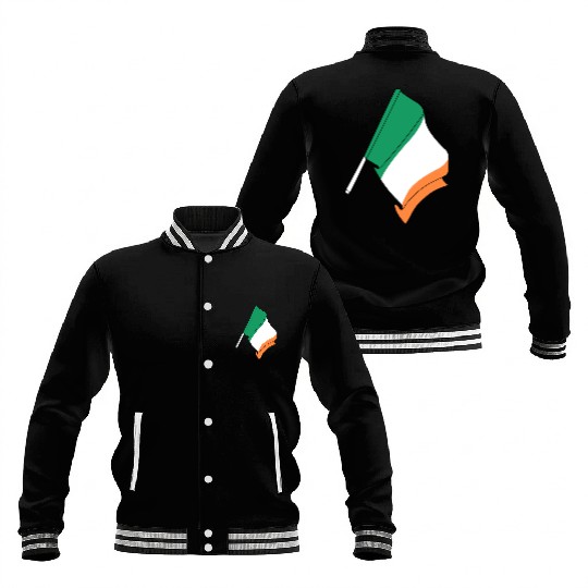 Flag of Ireland Baseball Jackets