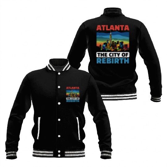 Atlanta City Georgia USA America United States Baseball Jackets