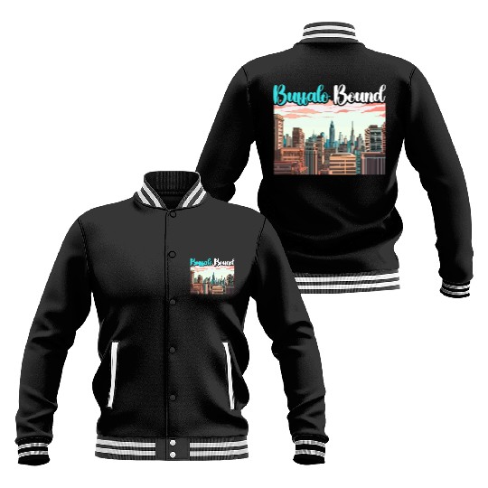 Buffalo City New York USA America United States Baseball Jackets