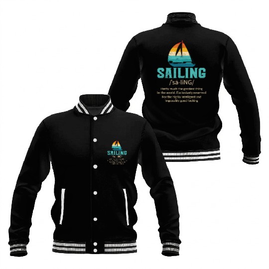 Sailing Definition Baseball Jackets Unisex Sailing Baseball Jackets
