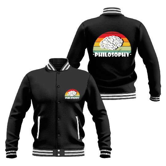 Philosophy Use Your Brain Baseball Jackets