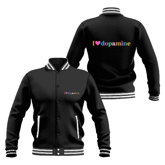 I Love Dopamine Adhd Awareness Adhd Warrior Adhd S Baseball Jackets