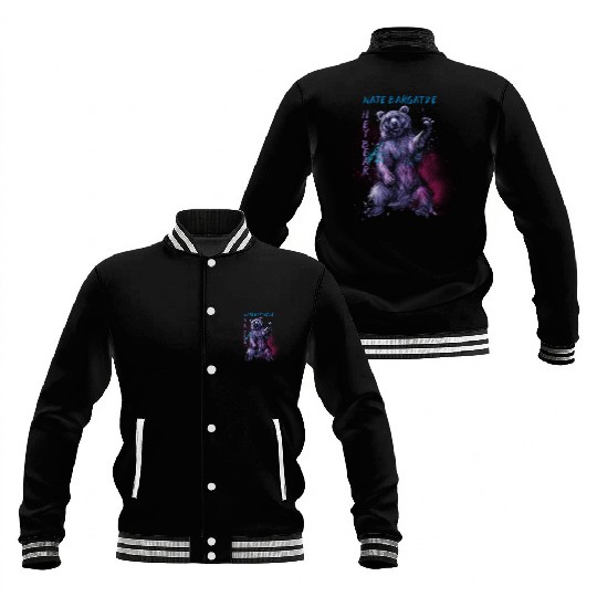 Hey Bear Painting Baseball Jackets
