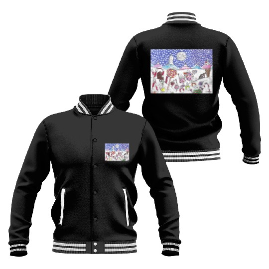 The Nutcracker Christmas Candy Land Baseball Jackets