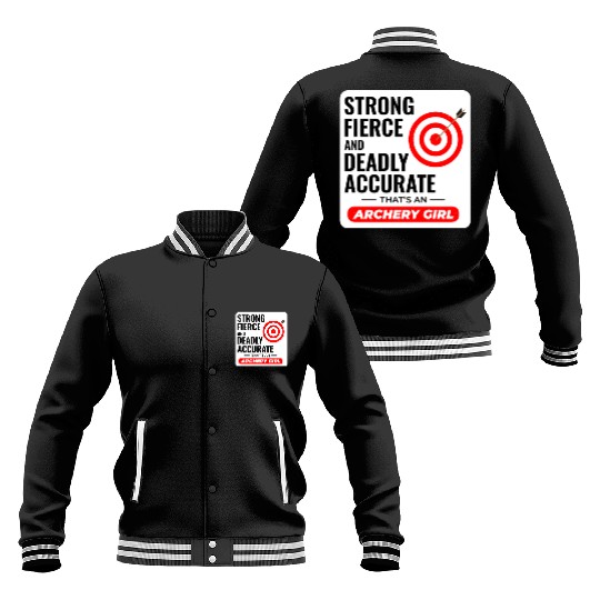 Archery Targets Archer Bullseye Shooting Sport Baseball Jackets