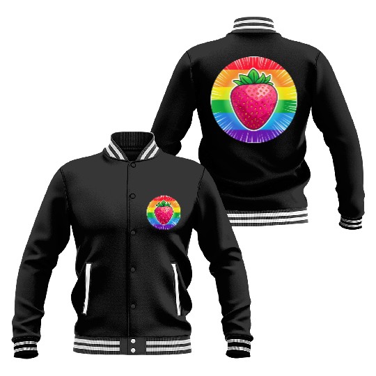 LGBTQ Strawberry Baseball Jackets