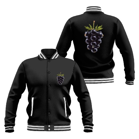 Blackberry Realistic Baseball Jackets