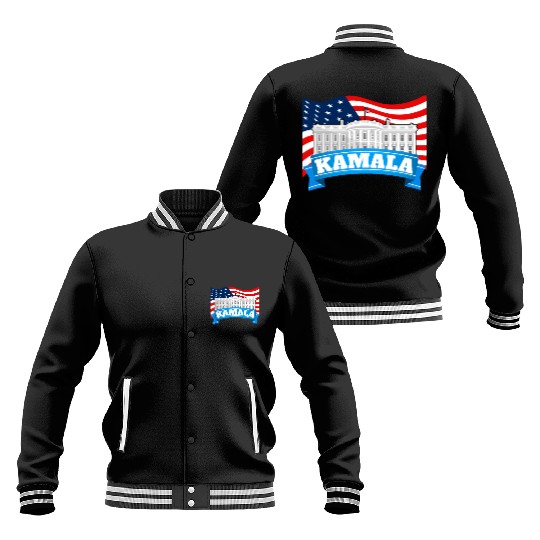 Kamala Harris 2024 For President White House Baseball Jackets