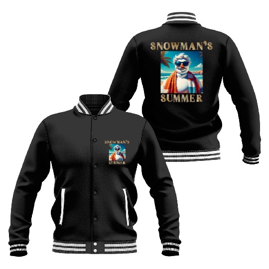 Chillin' Snowman: A Summer Surprise Baseball Jackets