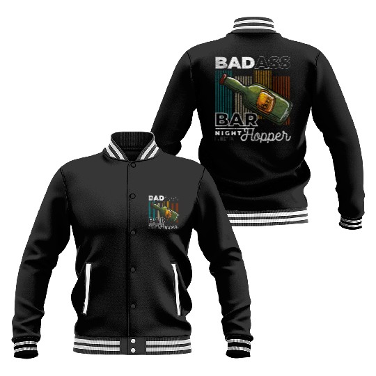 Bar Hopping Beer Drunk Baseball Jackets